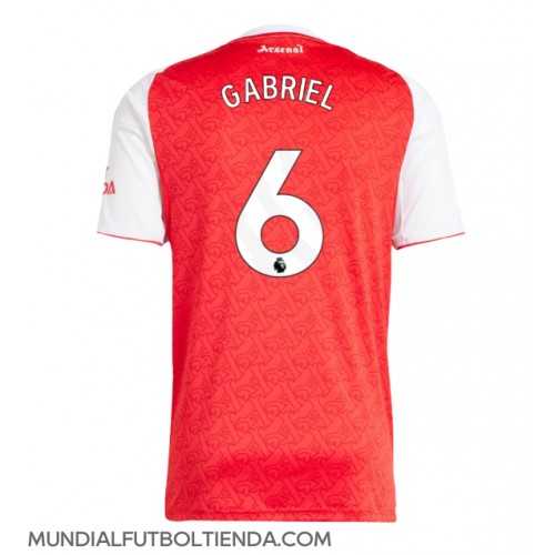 Camiseta Arsenal Gabriel Magalhaes #6 Primera Equipación Replica 2025-26 mangas cortas